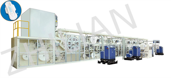 Máy làm tấm khăn ăn vệ sinh dành cho nữ 1500 chiếc / phút