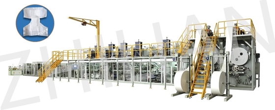 Máy làm tã dành cho người lớn vào ban đêm 250m / phút