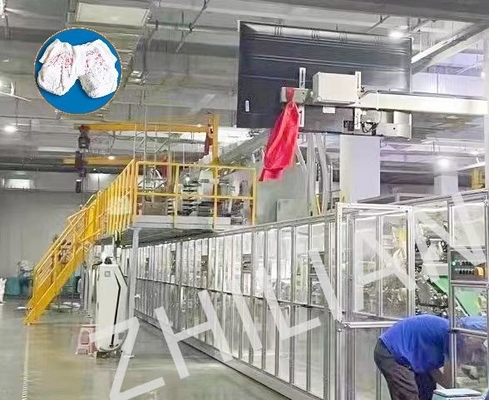 3 cái Loại Kéo Lên Máy Tã 650 cái / phút Máy Tập Quần Áo Cho Bé