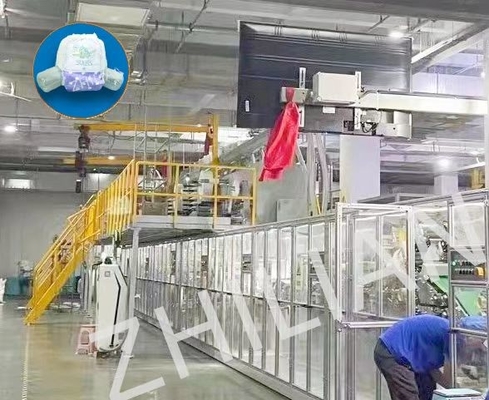 350 chiếc / phút 500 chiếc / phút Máy kéo tã cho bé