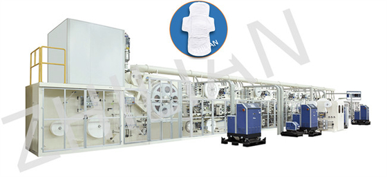 Máy làm khăn ăn vệ sinh 430mm dành cho nữ 1500 chiếc / phút