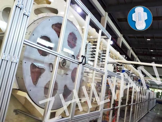 Máy làm khăn ăn vệ sinh cho phụ nữ Đóng gói thẳng