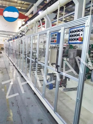 170mm 210mm Máy sản xuất khăn ăn vệ sinh cho phụ nữ nhỏ 1600 chiếc / phút