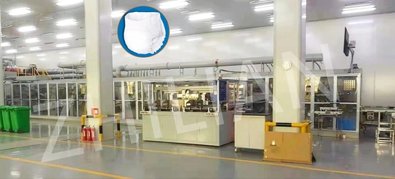 Máy siêu mỏng quần không kiểm soát kéo lên tã người lớn